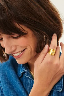 Discount Des Petit Hauts Bague Pampy ONYX VERT