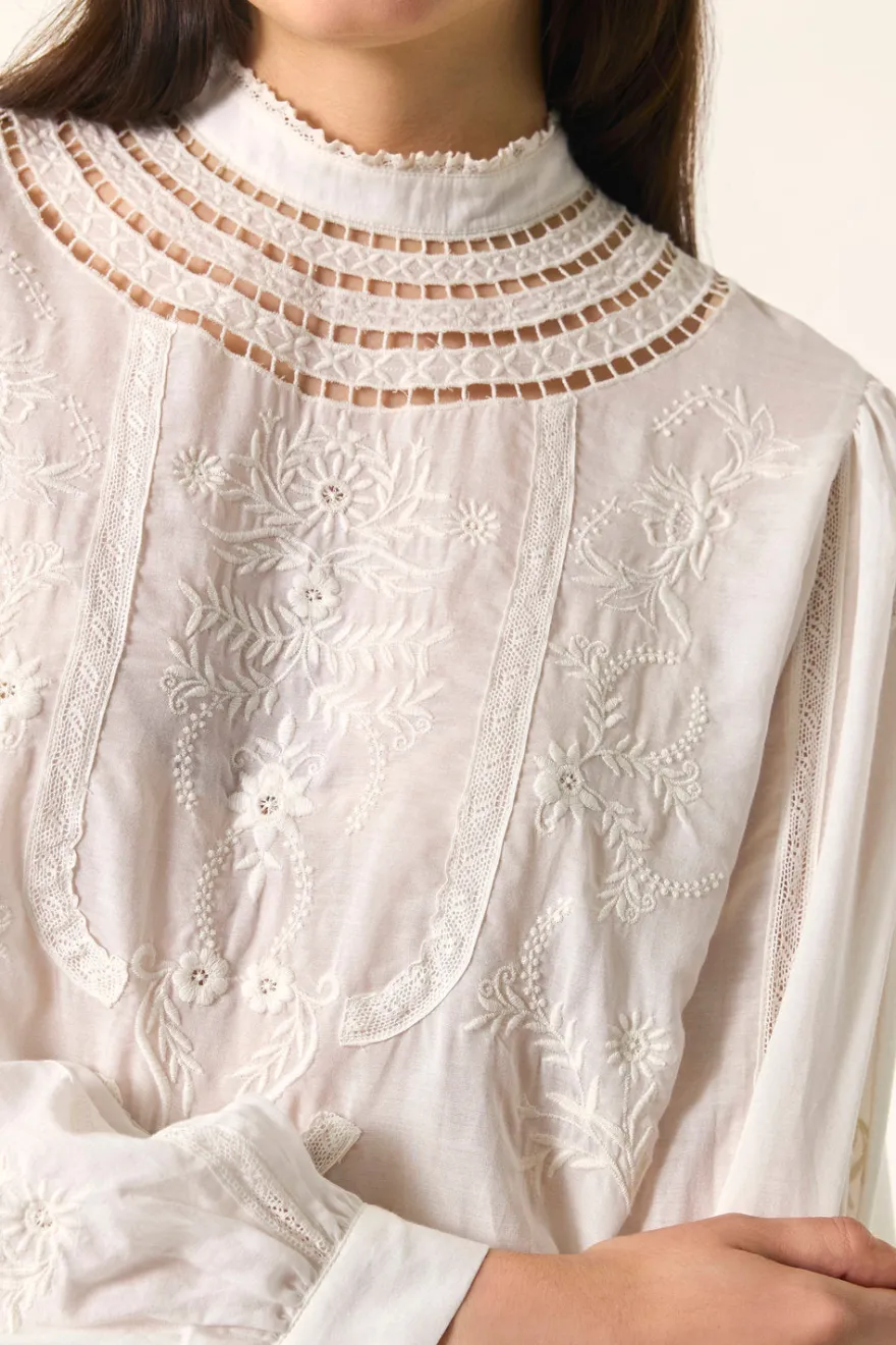 New Des Petit Hauts Blouse Ethan ECRU