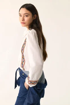 New Des Petit Hauts Blouse Reneto ECRU