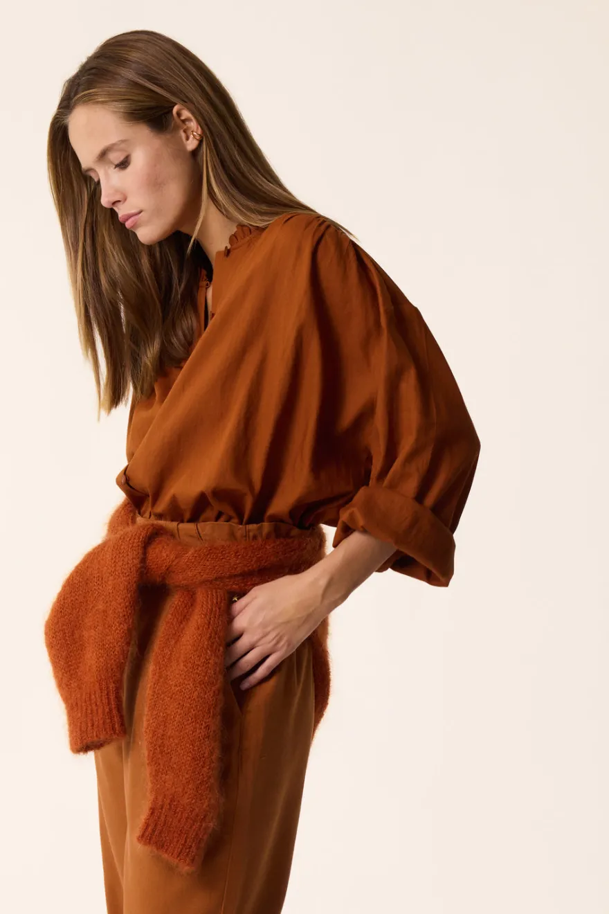 Sale Des Petit Hauts Blouse Rudy ECUREUIL