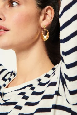 Des Petit Hauts Boucles D'eilles Leah OR