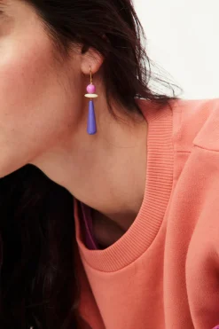 Best Des Petit Hauts Boucles D'Oreilles Orielle FIGUE/SANTAL