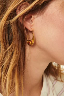 Online Des Petit Hauts Boucles D'Oreilles Pampa AGATHE FUSHIA