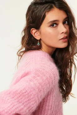 Discount Des Petit Hauts Boucles D'Oreilles Paradis THE/ECRU