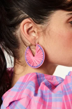 Outlet Des Petit Hauts Boucles D'Oreilles Pitchata ROSE/BLEU