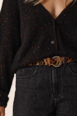 Clearance Des Petit Hauts Ceinture Leontin LEOPARD