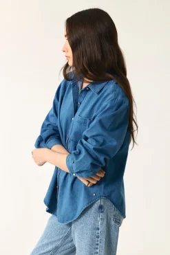 Best Des Petit Hauts Chemise Loubert MIDDLE BLUE