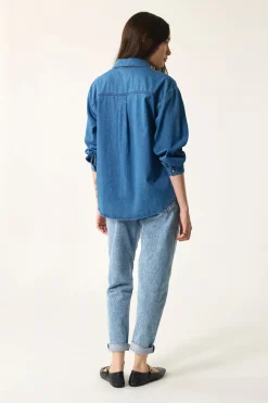 Best Des Petit Hauts Chemise Loubert MIDDLE BLUE