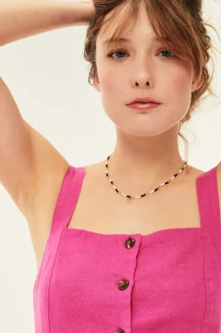 Outlet Des Petit Hauts Collier Pepin NOIR/ECRU/OASIS