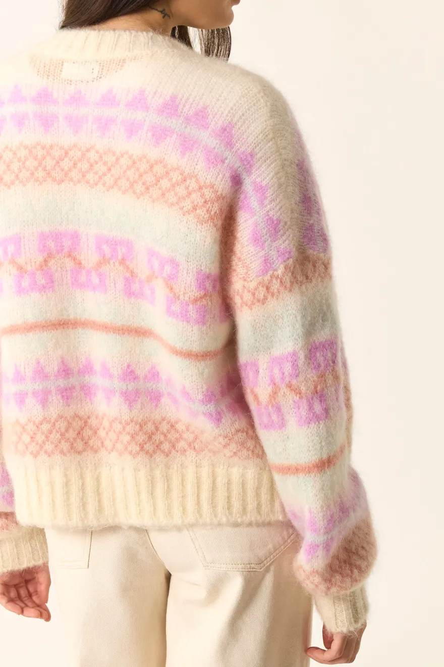 Outlet Des Petit Hauts Gilet Albus JACQUARD