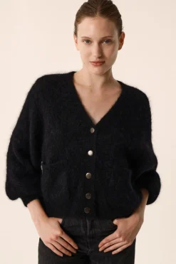 Sale Des Petit Hauts Gilet Alouise NOIR
