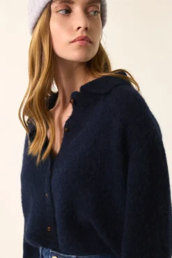 Discount Des Petit Hauts Gilet Anouk MARINE