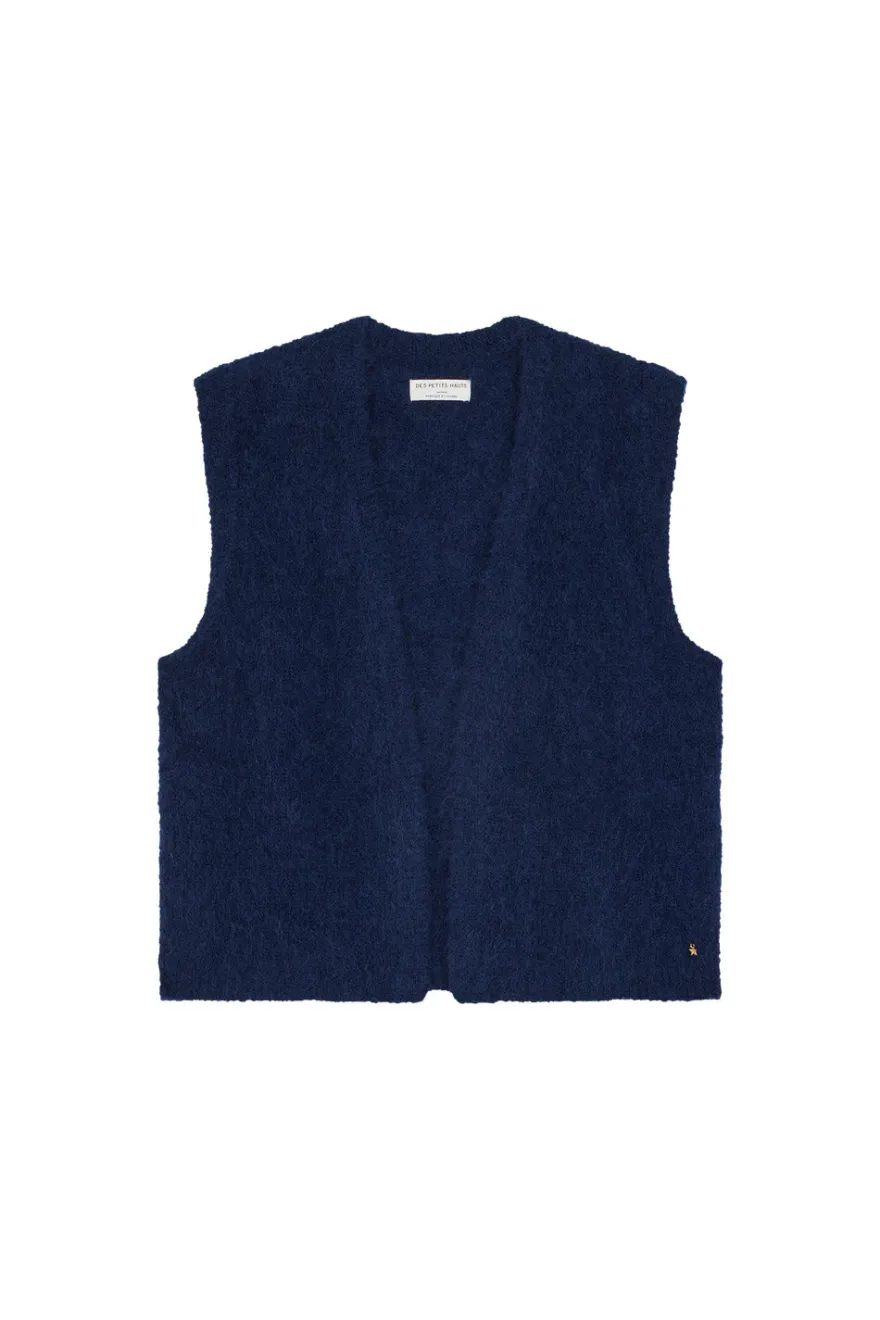 Outlet Des Petit Hauts Gilet Bunny MARINE