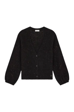 Online Des Petit Hauts Gilet Celestin BOUTONNE NOIR