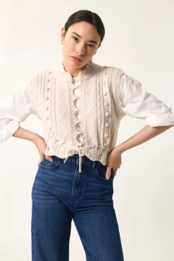 Hot Des Petit Hauts Gilet Dolly CREME
