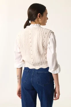 Hot Des Petit Hauts Gilet Dolly CREME