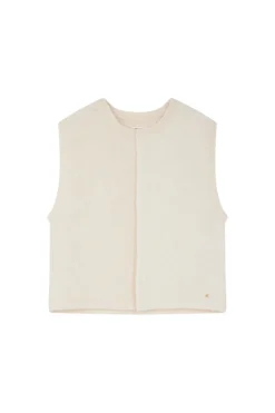 Outlet Des Petit Hauts Gilet sans manches Achille ECRU