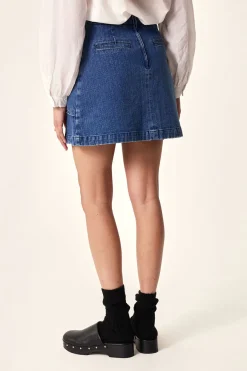 Online Des Petit Hauts Jupe Louxor MIDDLE BLUE