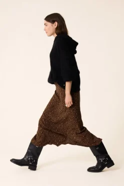Discount Des Petit Hauts Jupe Solita LEO KAKI