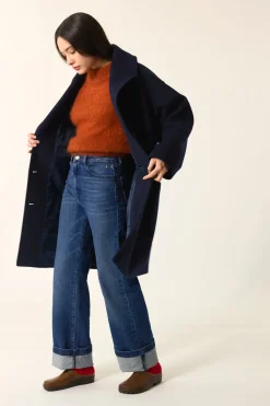 Online Des Petit Hauts Manteau Yasmine MARINE