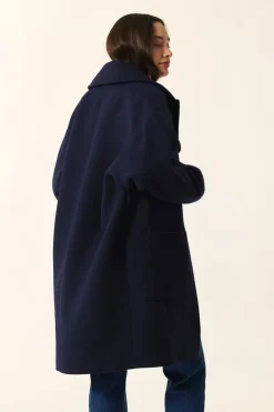 Online Des Petit Hauts Manteau Yasmine MARINE