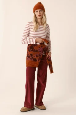 Outlet Des Petit Hauts Marinière Filipette ECRU/COMPOTE