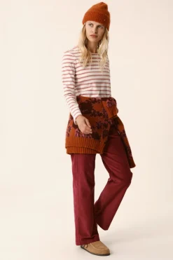 Outlet Des Petit Hauts Marinière Filipette ECRU/COMPOTE