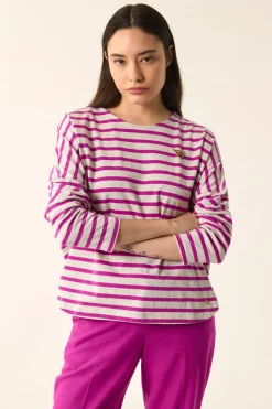 Online Des Petit Hauts Marinière Filly BEIGE/LUPIN