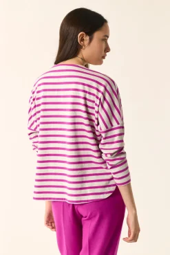 Online Des Petit Hauts Marinière Filly BEIGE/LUPIN