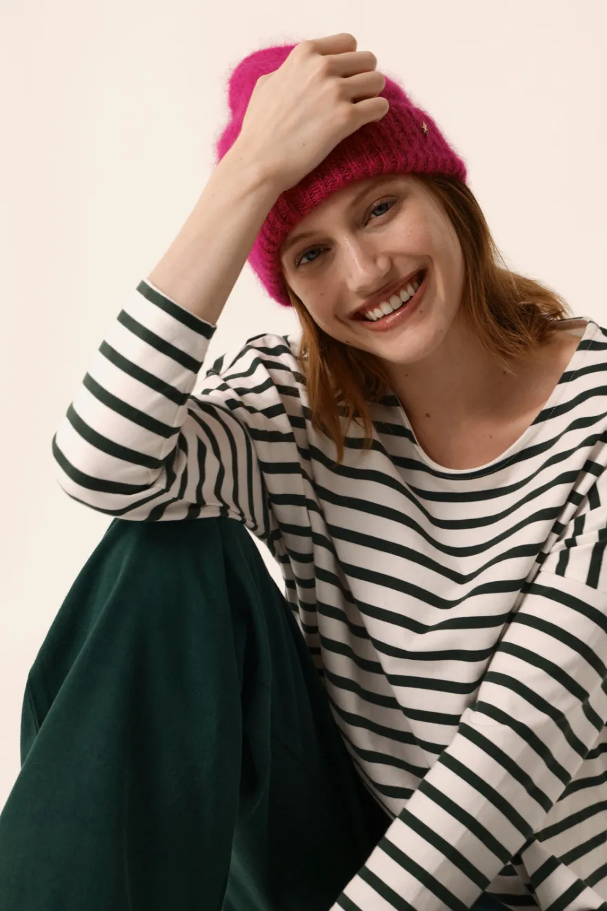 Outlet Des Petit Hauts Marinière Filly ECRU/EPICEA