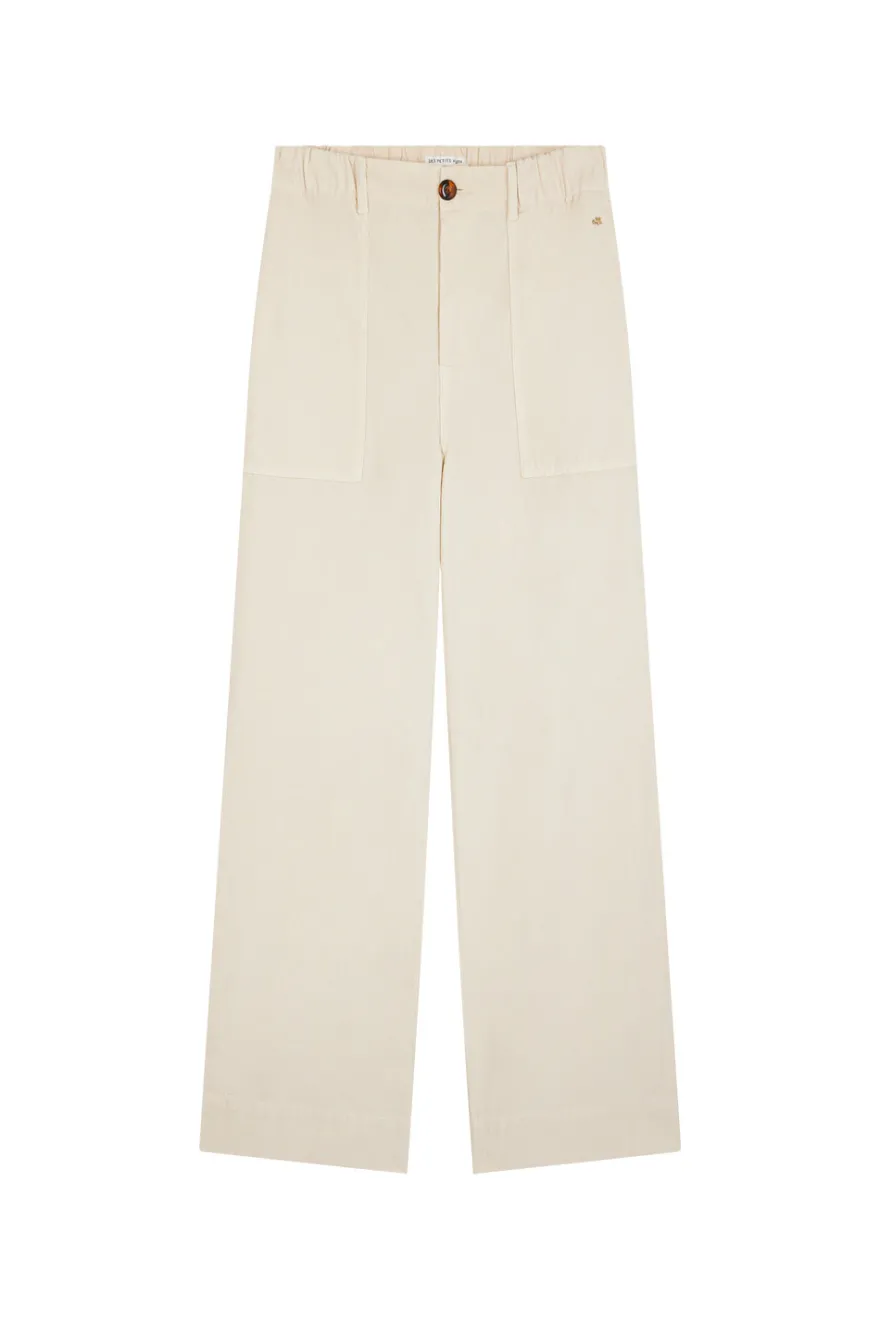 Discount Des Petit Hauts Pantalon Elaia ECRU
