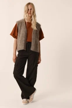 New Des Petit Hauts Pantalon Sable ASALI