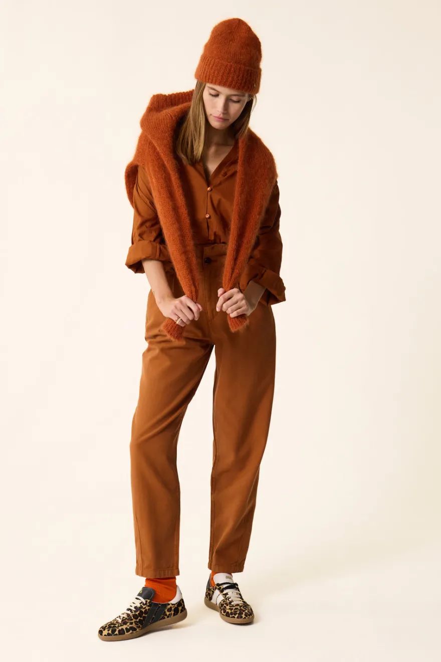 Online Des Petit Hauts Pantalon Santino ECUREUIL