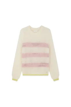 Best Des Petit Hauts Pull Alba ECRU/BRUME POUDRE