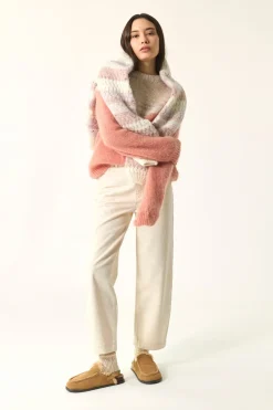 Discount Des Petit Hauts Pull Alison COING/BRUME ECRU