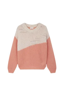 Discount Des Petit Hauts Pull Alison COING/BRUME ECRU