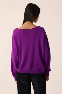 New Des Petit Hauts Pull Aragone VIOLETTE