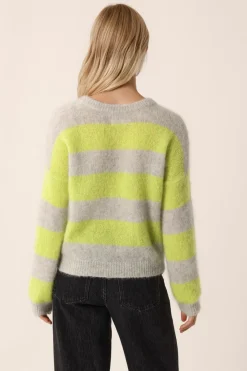 New Des Petit Hauts Pull Banelle GRIS CHINE/LUCIOLE