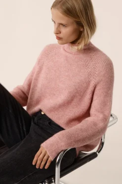 Discount Des Petit Hauts Pull Bergamote POUDRE