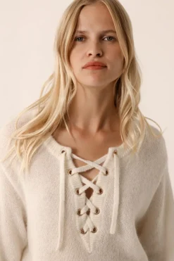 Online Des Petit Hauts Pull Buchette ECRU