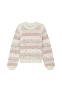 Clearance Des Petit Hauts Pull Delou CREME/POUDRE