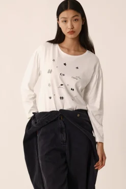 Online Des Petit Hauts Tee-shirt Janana ECRU