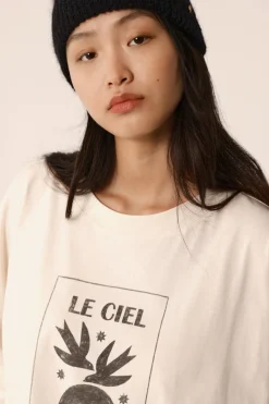 Sale Des Petit Hauts Tee-shirt Janou CREME