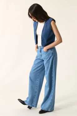 Outlet Des Petit Hauts Veste Loucy MIDDLE BLUE