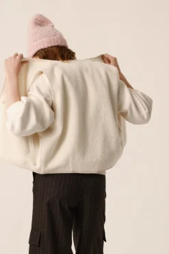 Des Petit Hauts Veste maille sans manches Zlata CREME