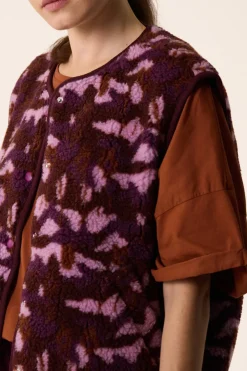 Outlet Des Petit Hauts Veste maille sans manches Kadi MANITOU BRUYERE
