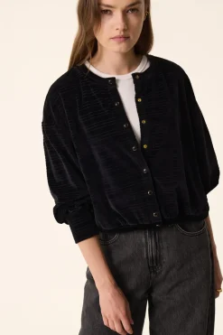 Des Petit Hauts Veste maille Zoraya NOIR