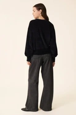 Des Petit Hauts Veste maille Zoraya NOIR